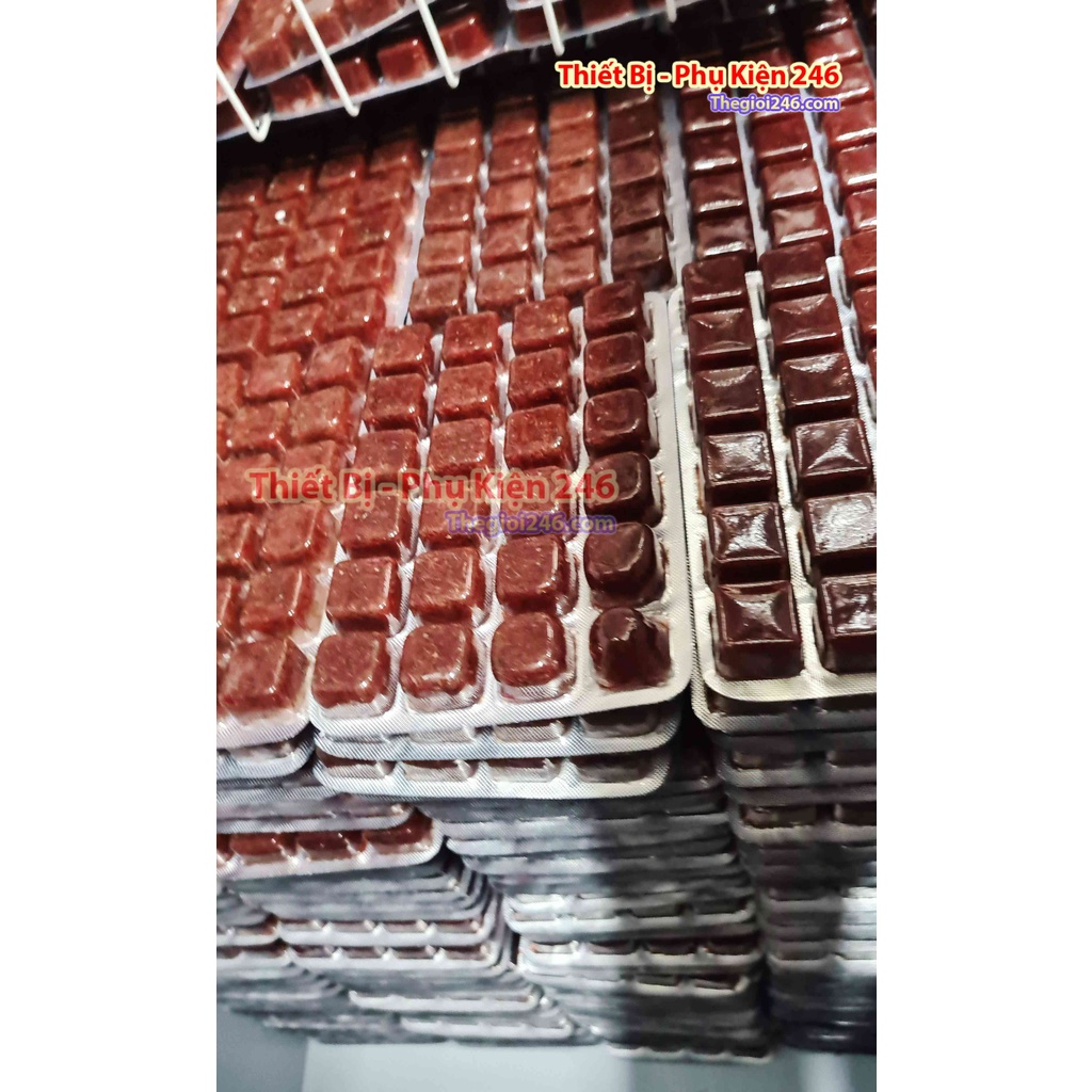 [Mã 11FMCGSALE1 giảm 10% đơn 250K] 1-5 trùng huyết 24 viên thức ăn cá cảnh loại tốt vỉ đỏ