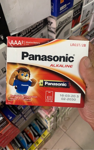 Pin 2A 3A Panasonic Alkaline Vỷ 2 Viên Tiểu vs Đũa