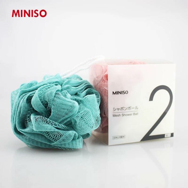 Set 2 bông tắm Miniso