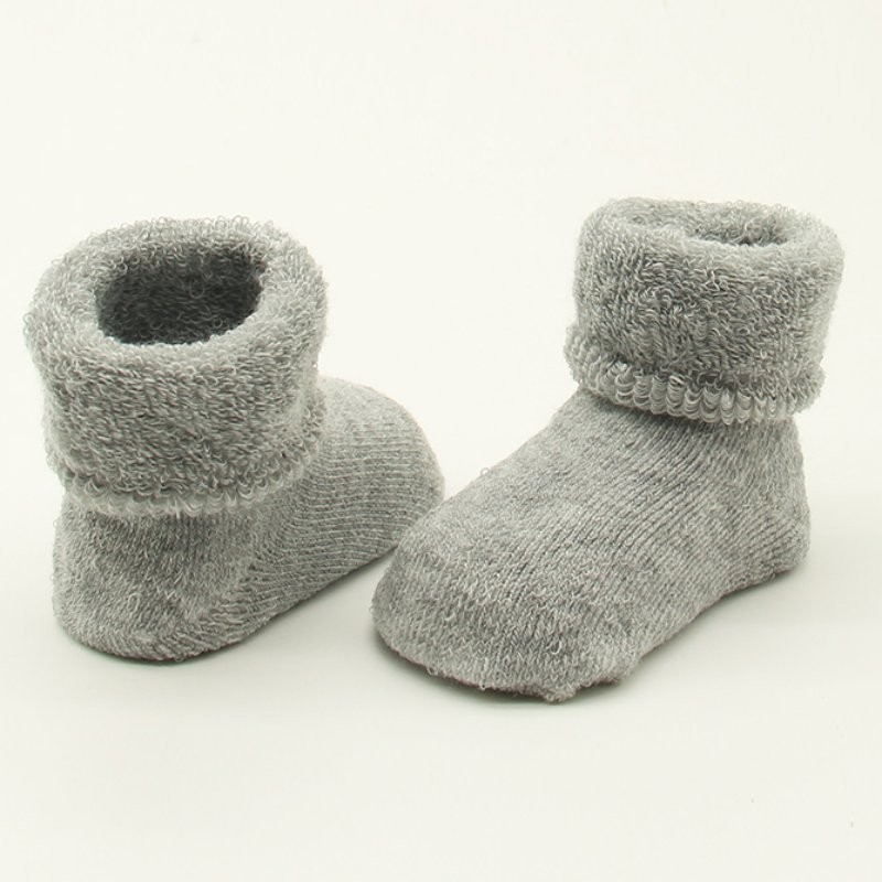 Tất cotton dày mềm mại dễ thương cho bé gái