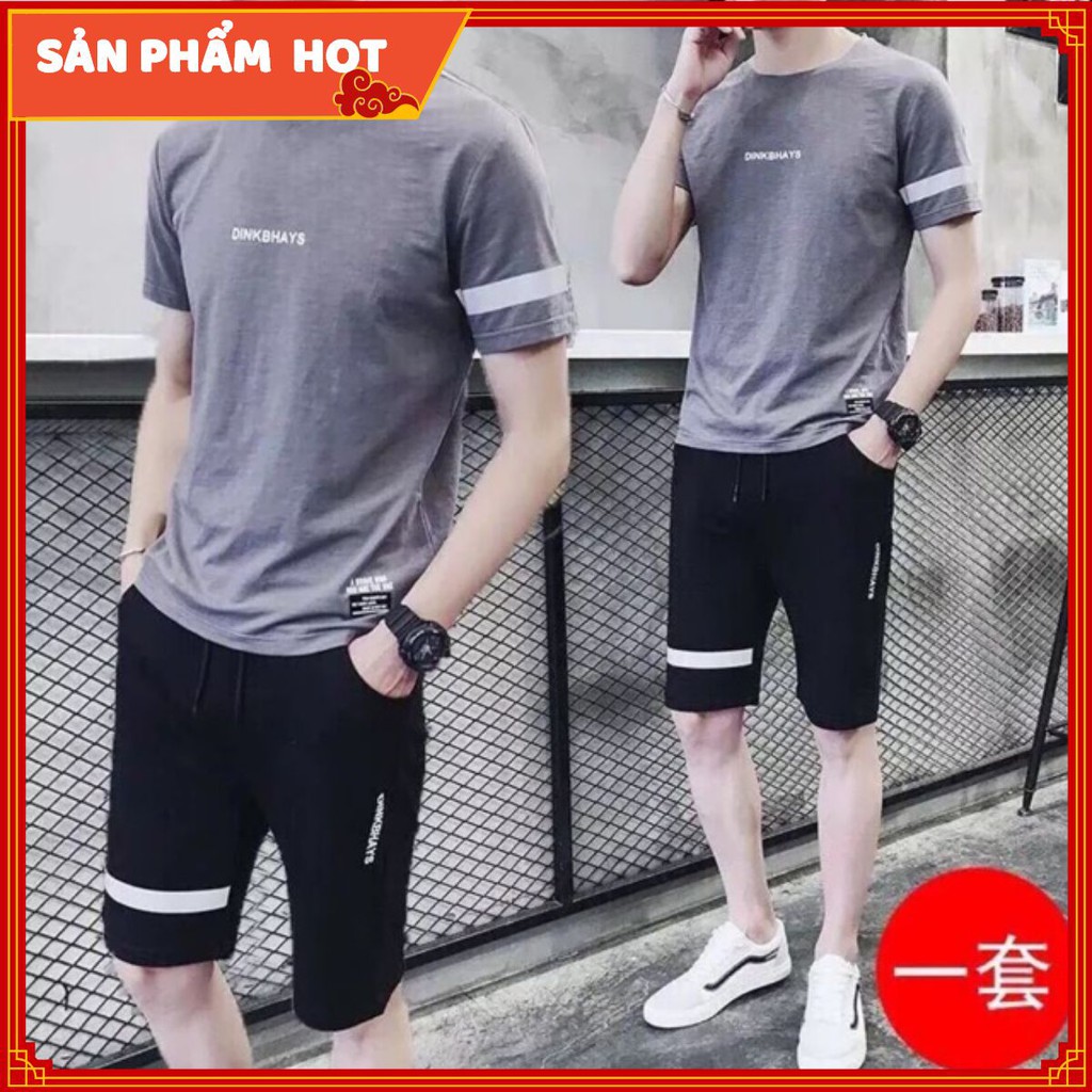 Set Đồ Bộ Thể Thao Nam Chất Cotton Thoáng Co Giãn Chất Đẹp Cá Tính