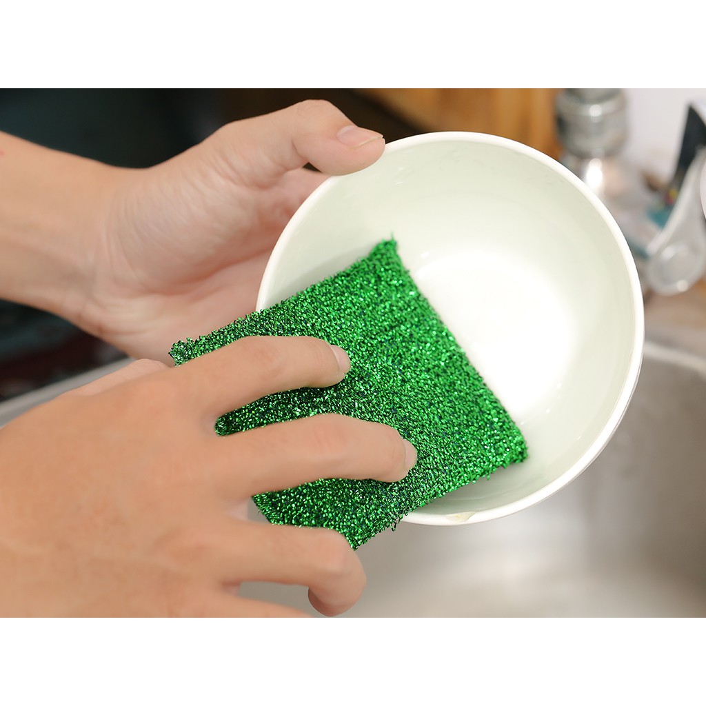Miếng Rửa Chén Kim Tuyến Tạo Bọt