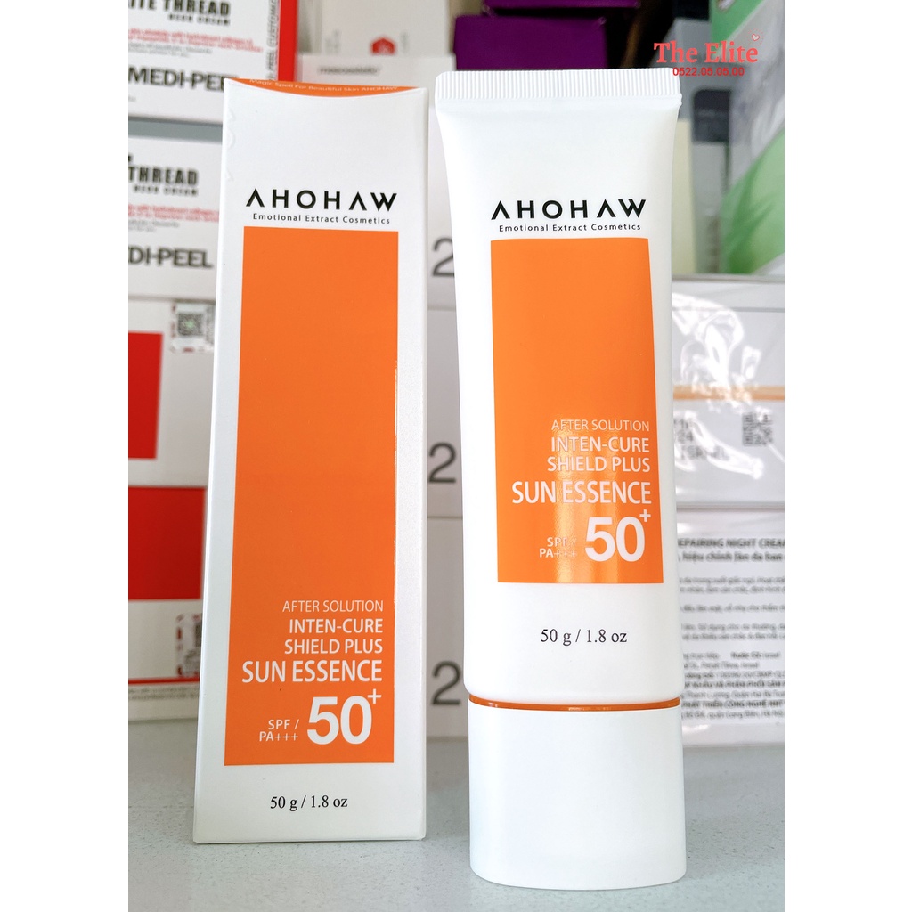 Kem chống nắng Ahohaw Inten- Cure Shield Plus SUN ESSSENCE spf 50