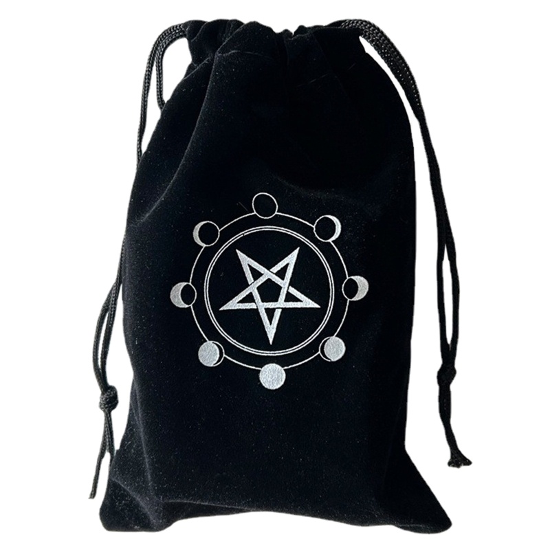 Túi Dây Rút Vải Nhung Đựng Thẻ Bài Trò Chơi Phù Thủy