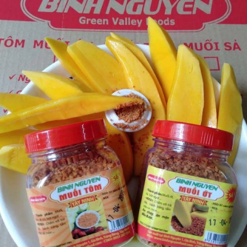 Muối tôm/tỏi/ớt Tây Ninh Bình Nguyên sấy ăn liền 80 gram