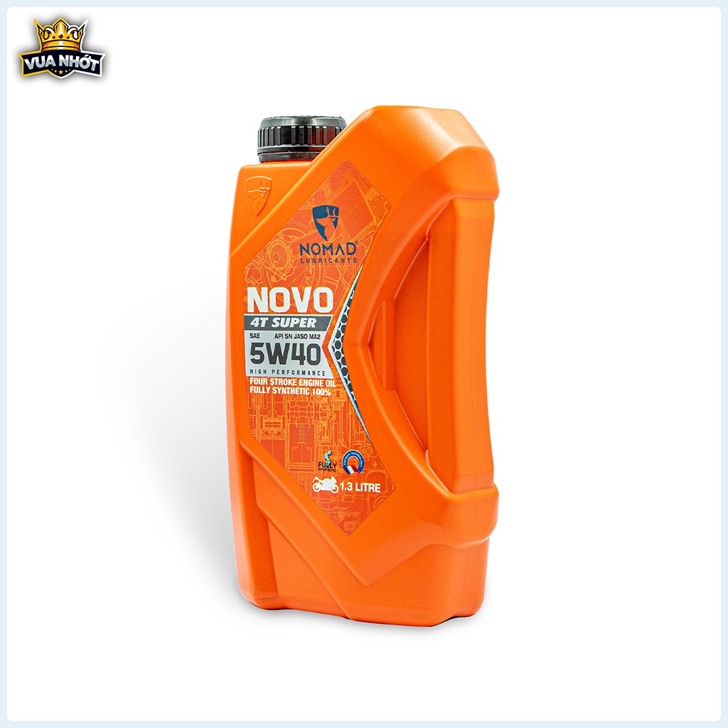 Nhớt Xe Raider, Satria - Nhớt NOMAD 5W40 SN MA2 Fully 1.3 Lít