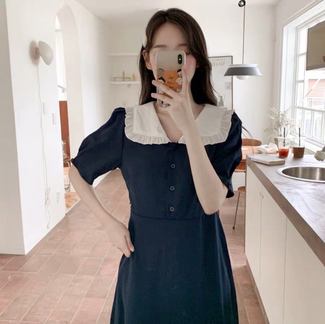 Váy babydoll dáng dài