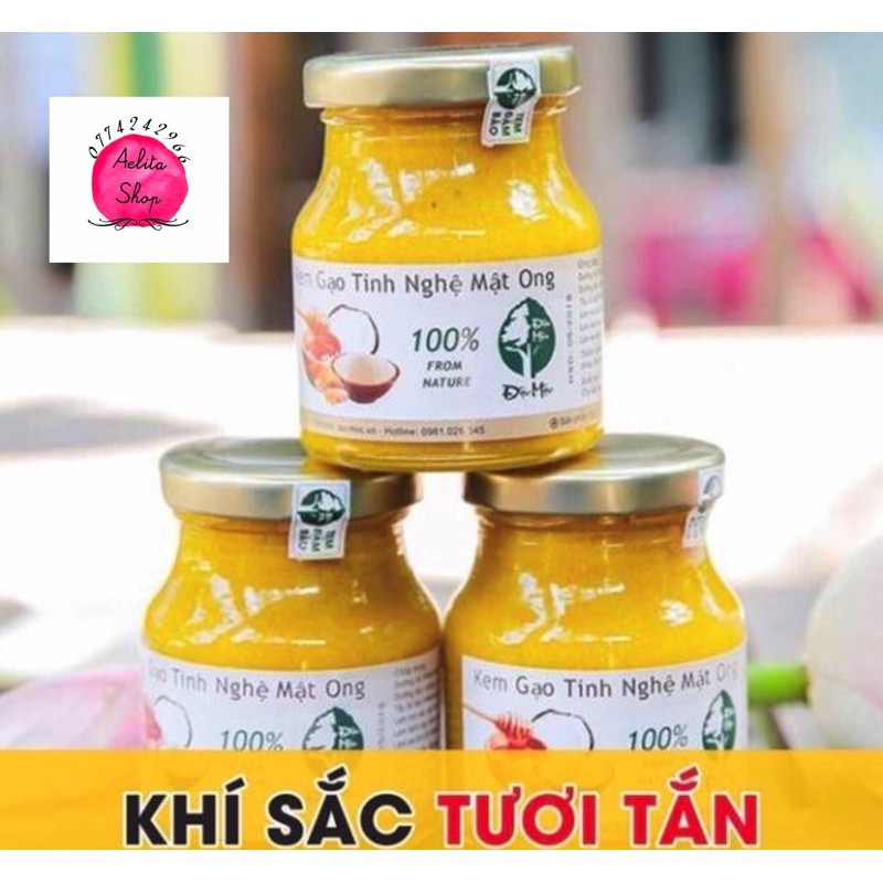 Kem gạo tinh nghệ mật ong Độc Mộc