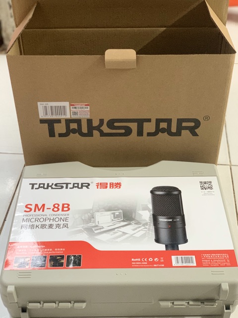 【Chính hãng giá sỉ】Micro thu âm Takstar SM8B hát karaoke, livestream, thu âm, bảo hành 12 tháng