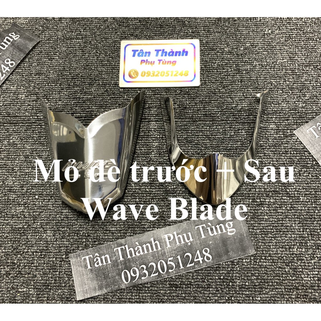 Mỏ Dè trước sau Inox gắn Wave Blade - Đồ Chơi Xe Máy