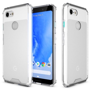 Ốp dẻo trong suốt cho Google Pixel 3 / Pixel 3 XL (Trắng nhám)