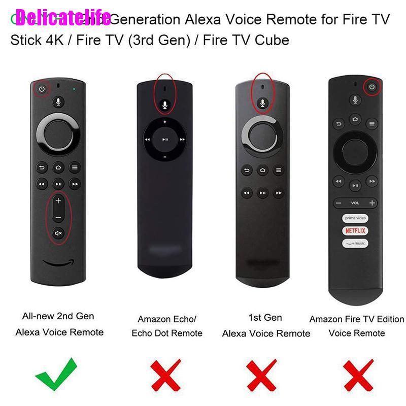 Ốp Silicone Bảo Vệ Điều Khiển Từ Xa Dành Cho Tv Fire Tv Stick 4k