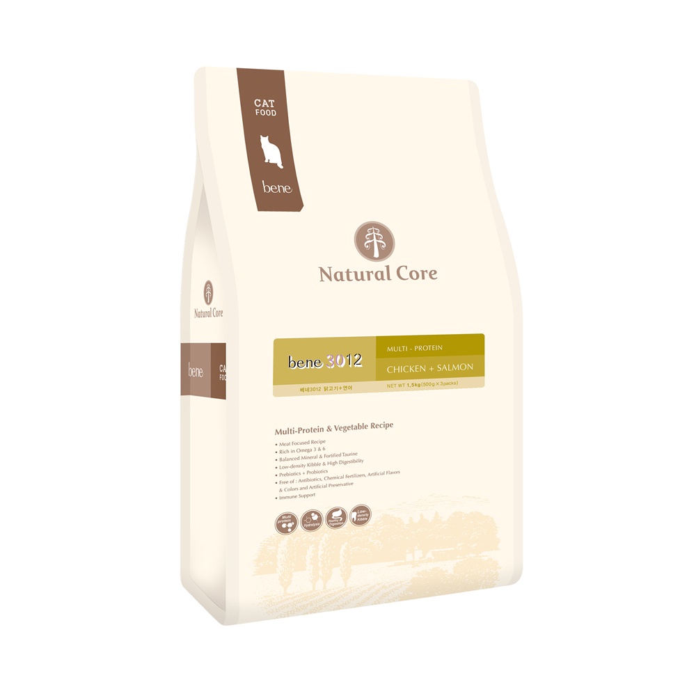 10kg Thức ăn cho mèo trưởng thành Natural core Bene C3