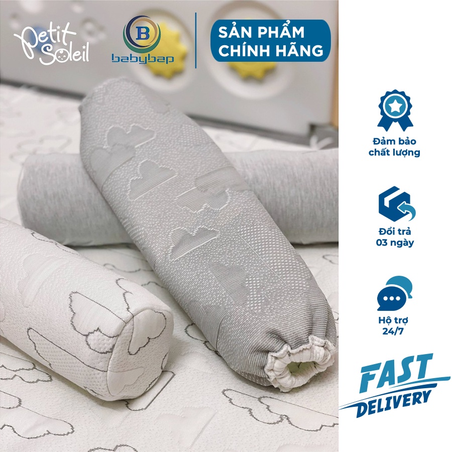 Gối Ôm, Chặn Trẻ Em (Sơ sinh) Baby Bolster Petit Soleil Thoáng Khí, Tháo Rời, Dễ Vệ Sinh