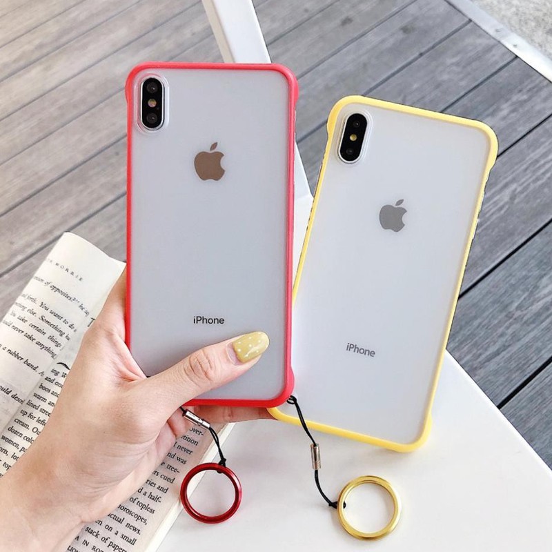 Ốp Lưng Iphone Hở Viền Mầu Khoe Body Điện Thoại Iphone ( Vàng, Xanh, Đen, Đỏ ) Iphone6/6s-Iphone6/6splus-iphone7/8 | BigBuy360 - bigbuy360.vn