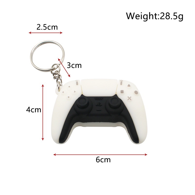 Móc Khóa Silicone Hình Máy Chơi Game PS5 3D