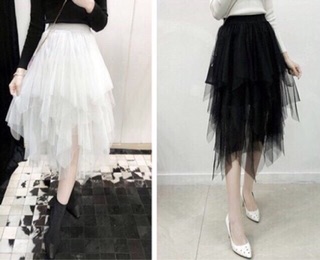 Chân váy lưới tu tu nhiều tầng
