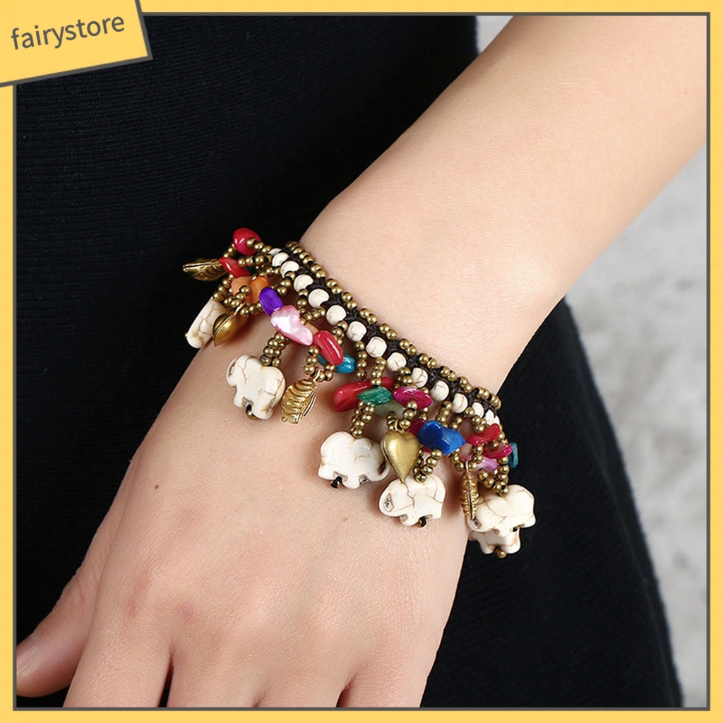 Vòng tay chuỗi hạt phong cách Bohemian thời trang cá tính