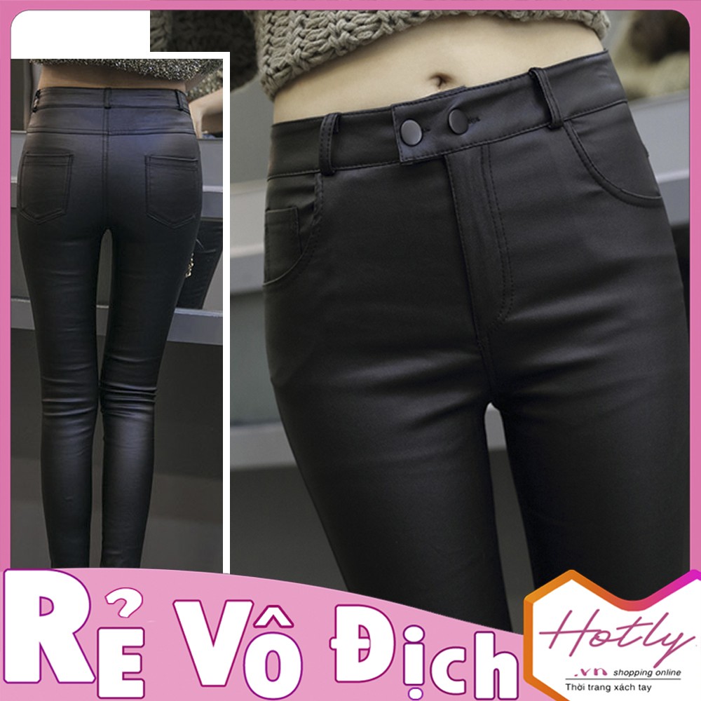 Quần da nữ xịn lên chân dài chuẩn bao đẹp dáng -179 | BigBuy360 - bigbuy360.vn