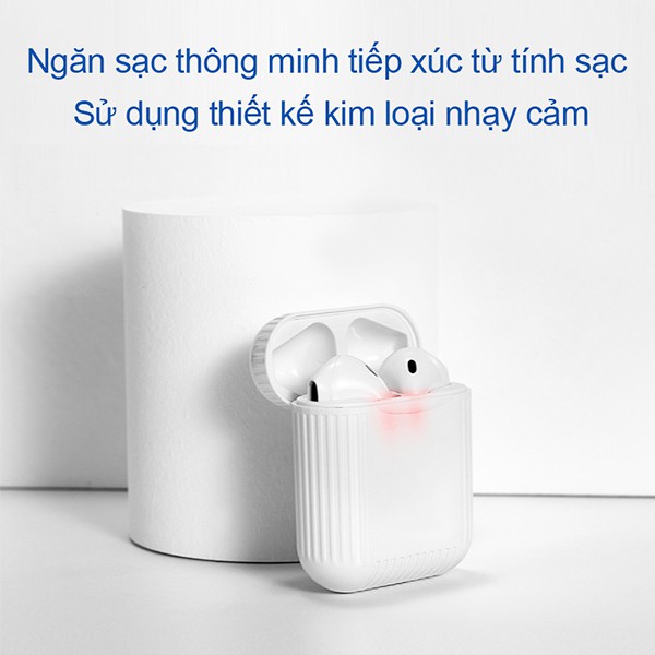 Tai nghe không dây Bluetooth 5.0 TWS Airpods 2 chất lượng âm thanh HiFi cho thiết bị Android và iPhone iPad | BigBuy360 - bigbuy360.vn