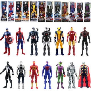 Mô Hình Đồ Chơi Nhân Vật Siêu Anh Hùng marvel 30cm Phim avengers groot vision thanos red hulk thor wolverine carnage Cho Bé Trai