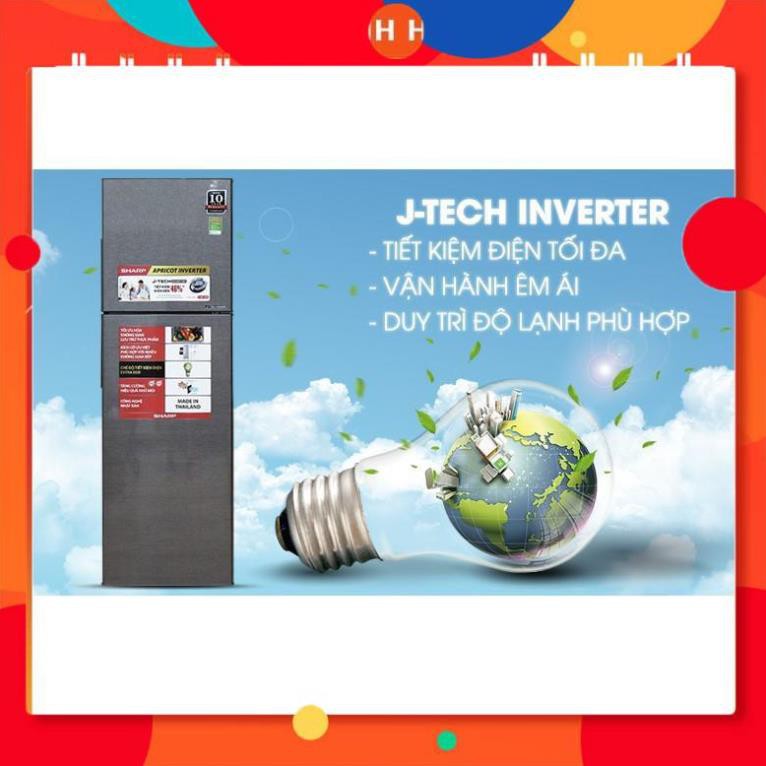 [BMART] SJ-X281E-SL | SJ-X281E-DS | Tủ lạnh Sharp Inverter 271 lít (Hàng chính hãng, bảo hành 12 tháng) 24h