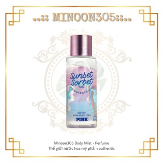 Xịt thơm 𝗩𝗜𝗖𝗧𝗢𝗥𝗜𝗔'𝗦 𝗦𝗘𝗖𝗥𝗘𝗧 pink sunset sorbet 30ml/50ml/100ml ❀minoon