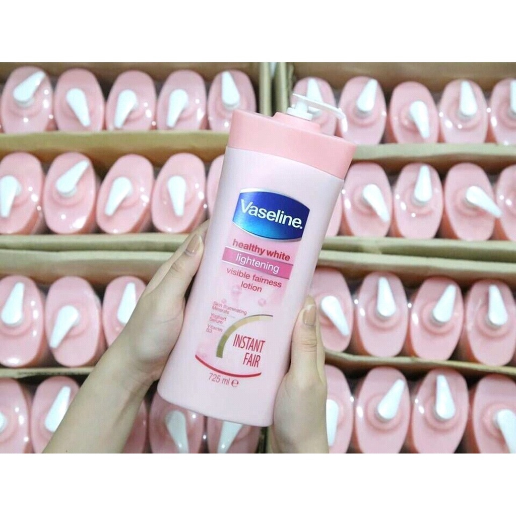 Sữa Dưỡng Thể VASELINE Heathy White Cân Bằng Độ Ẩm - Mịn & Sáng Da 725ml