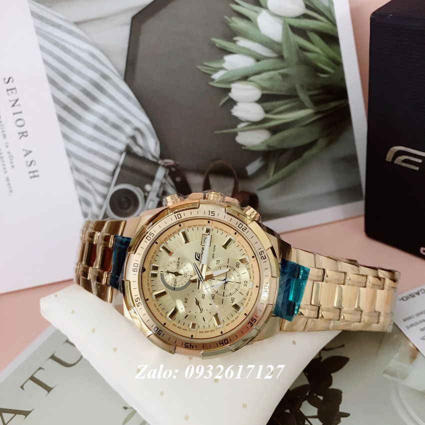 Đồng Hồ Nam Casio Edifice EFR-539 Chronograph 06 Kim FullBox