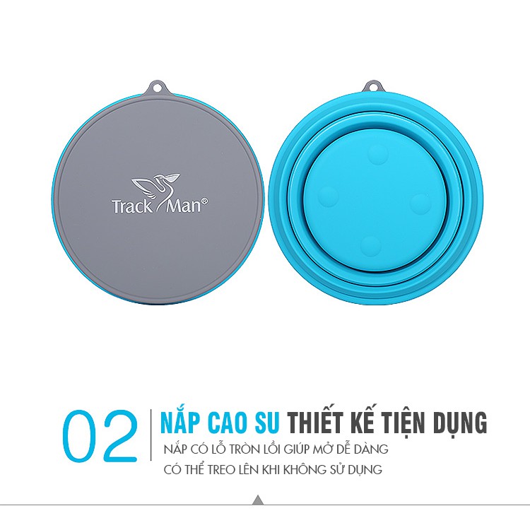 Bát gấp silicon Trackman Tm6819