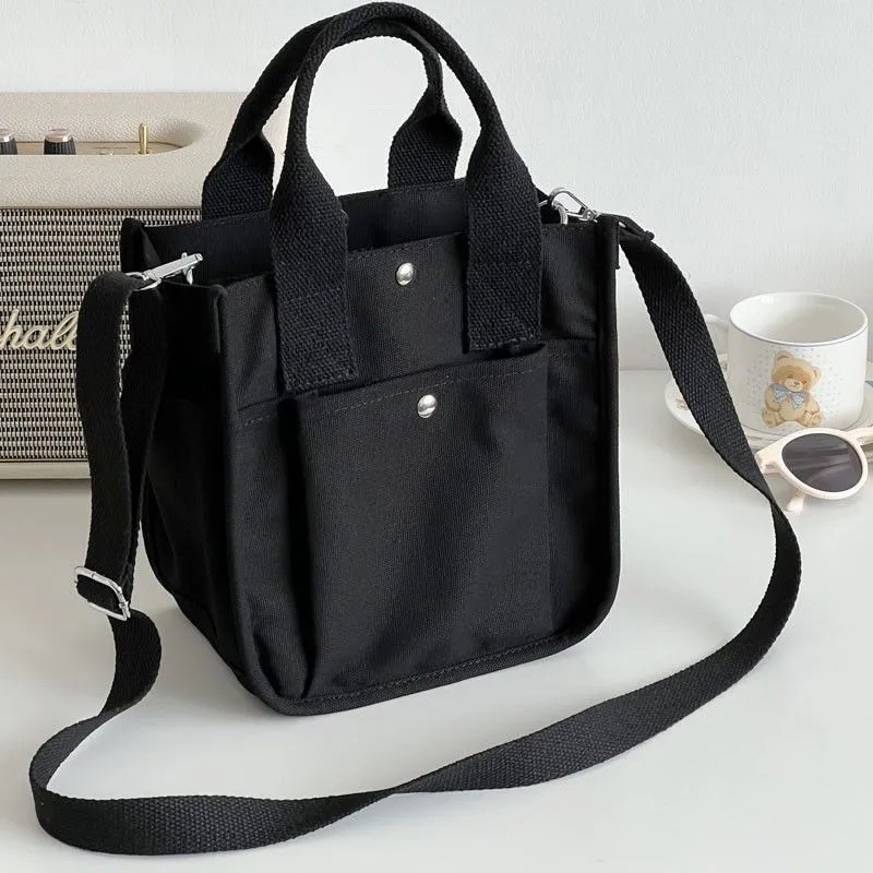 Túi Vải Canvas Đựng Hộp Cơm Trưa Xách Tay Kích Cỡ Lớn bp121