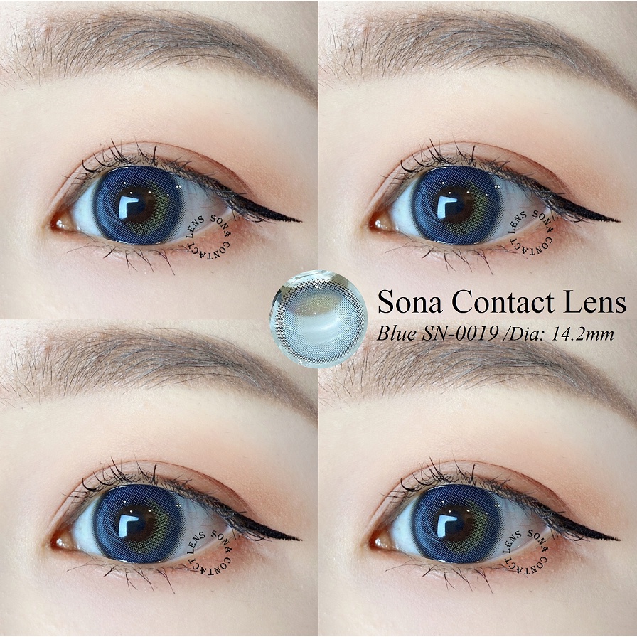 Lens BLUE SN-19 (kính áp tròng Sona Hàn Quốc)