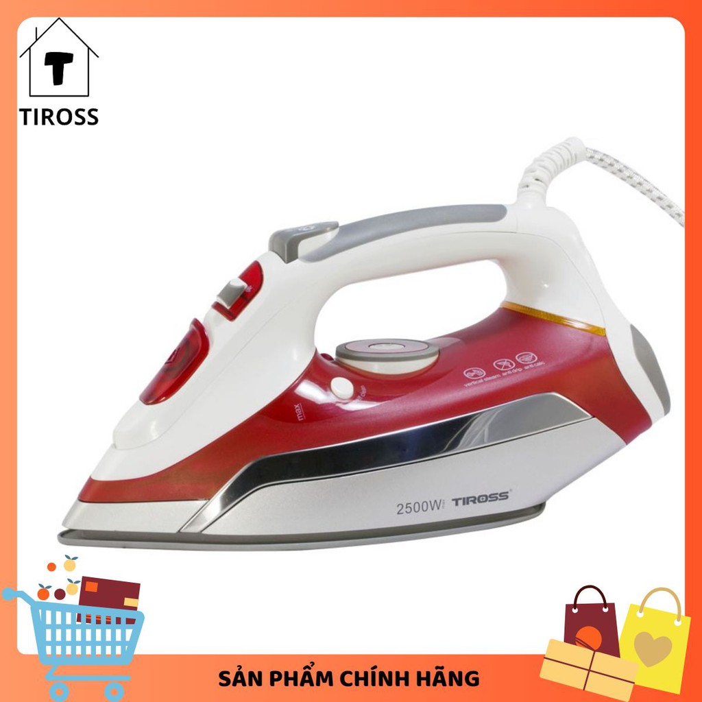 [Mã 44ELSALE2 giảm 7% đơn 300K] [Tiross123] Bàn Là Hơi Nước Tiross TS528 ,Sản Phẩm Chính Hãng, bảo hành 12 tháng