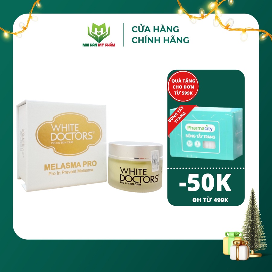 Kem làm mờ nám tàn nhang thể nặng White Doctors Melasma Pro 40g - Mỹ Phẩm Mai Hân