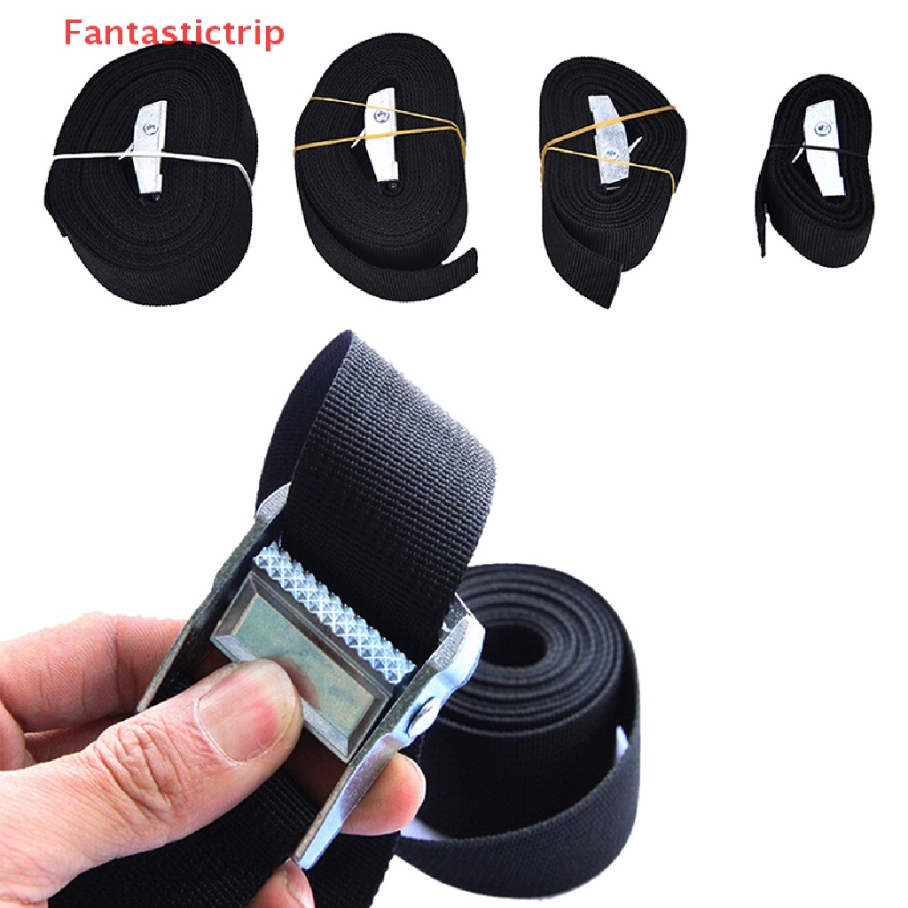 [Fantastictrip] Dây Đai Nylon Buộc Túi Xách Hành Lý Có Khóa Kim Loại Mới