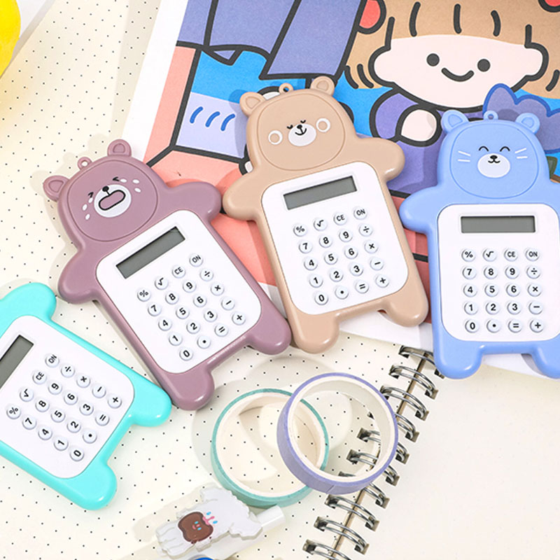 Máy Tính Cầm Tay Mini Hoạt Hình Dễ Thương