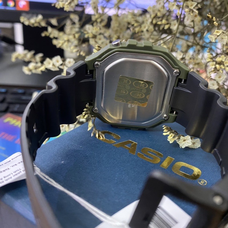 Đồng hồ nam dây nhựa Casio Anh Khuê W-218H-3AVDF