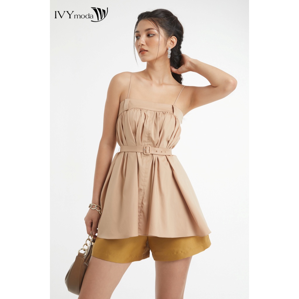 Áo 2 dây nữ dáng xòe IVY moda MS 16B9407
