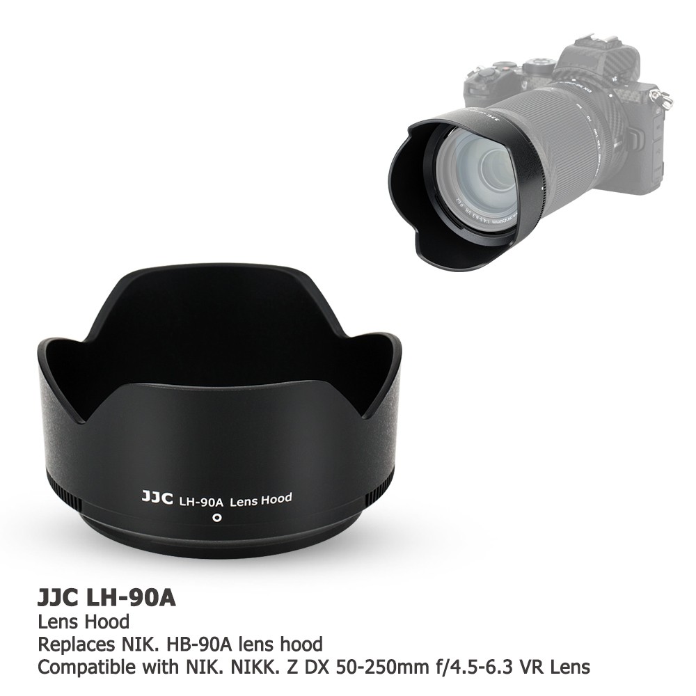 Loa che nắng JJC HN-40 cho Nikon Z50 & Z FC + NIKKOR Z DX 16-50mm/ HB-90A cho Nikon Z50 + NIKKOR Z DX 50-250mm