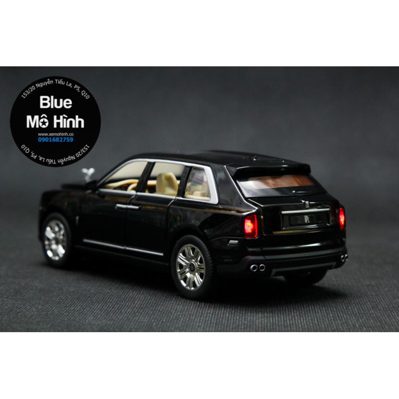 Blue mô hình | Xe mô hình Rolls Royce Cullinan SUV mở hết cửa 1:24