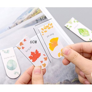 Bookmark nam châm lá cây phong cách ( kẹp đánh dấu trang )