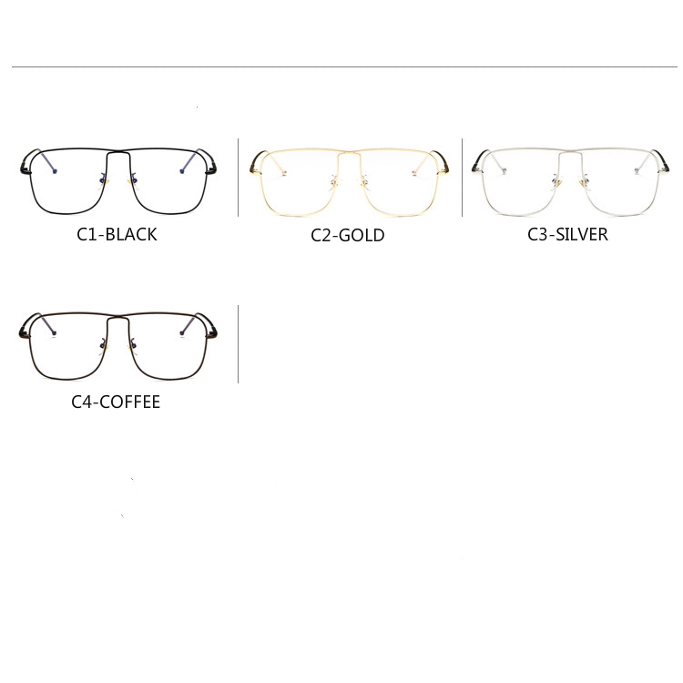 Mắt kính gọng kim loại phong cách retro Hàn Quốc cho nam nữ | BigBuy360 - bigbuy360.vn