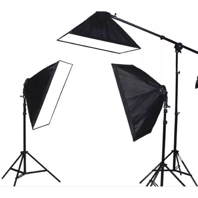 Chân đèn và softbox chụp ảnh sản phẩm, ảnh mẫu