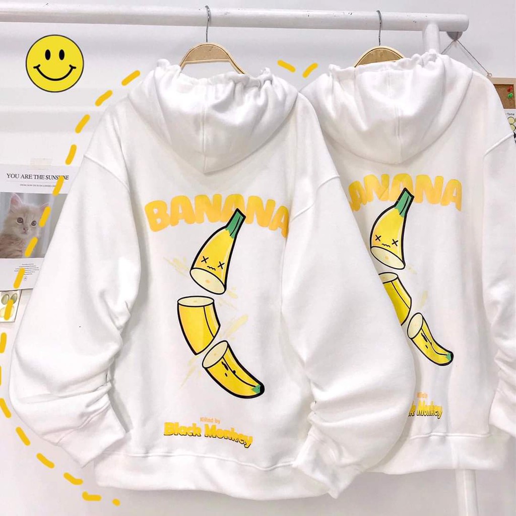 Áo khoác Hoodie BANANA UNISEX 2 MÀU