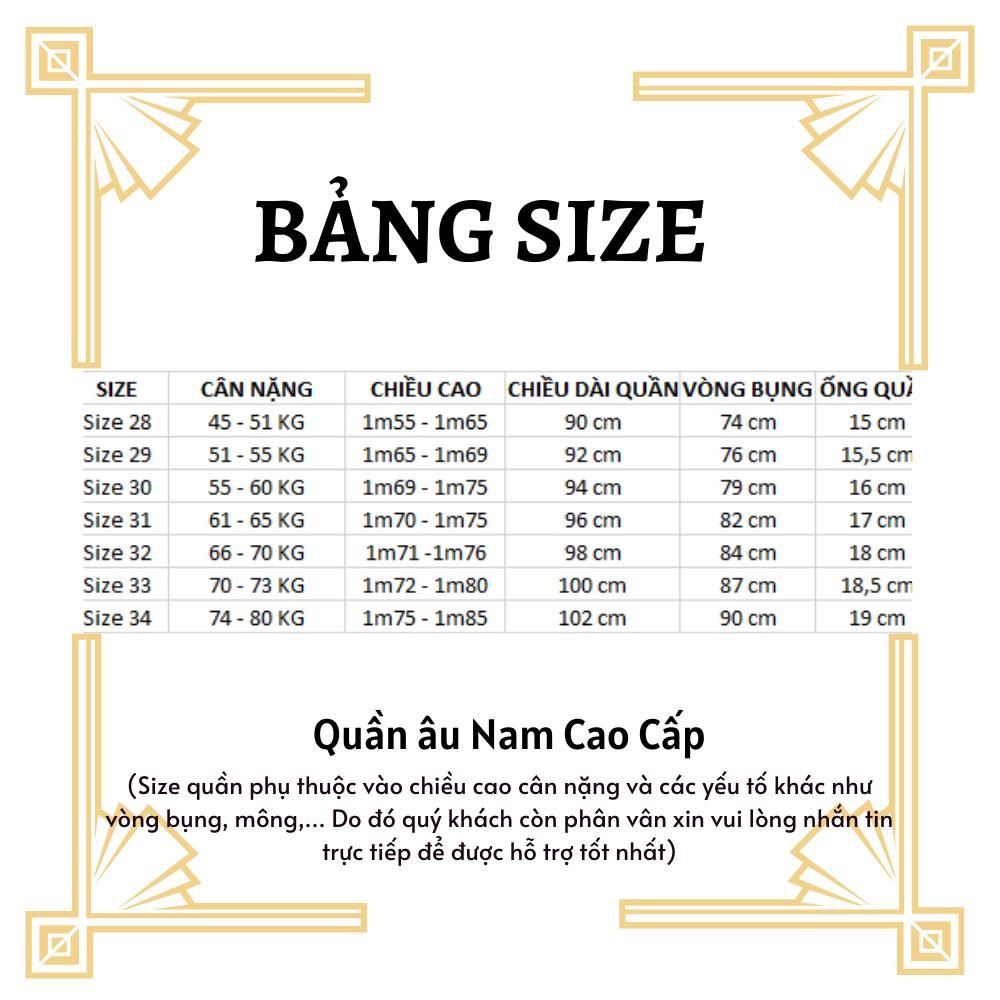 Quần âu nam ống côn thêu họa tiết con ong chất vải co giãn cao cấp,quần tây (âu) nam không nhăn không xù 3 màu(QATO)