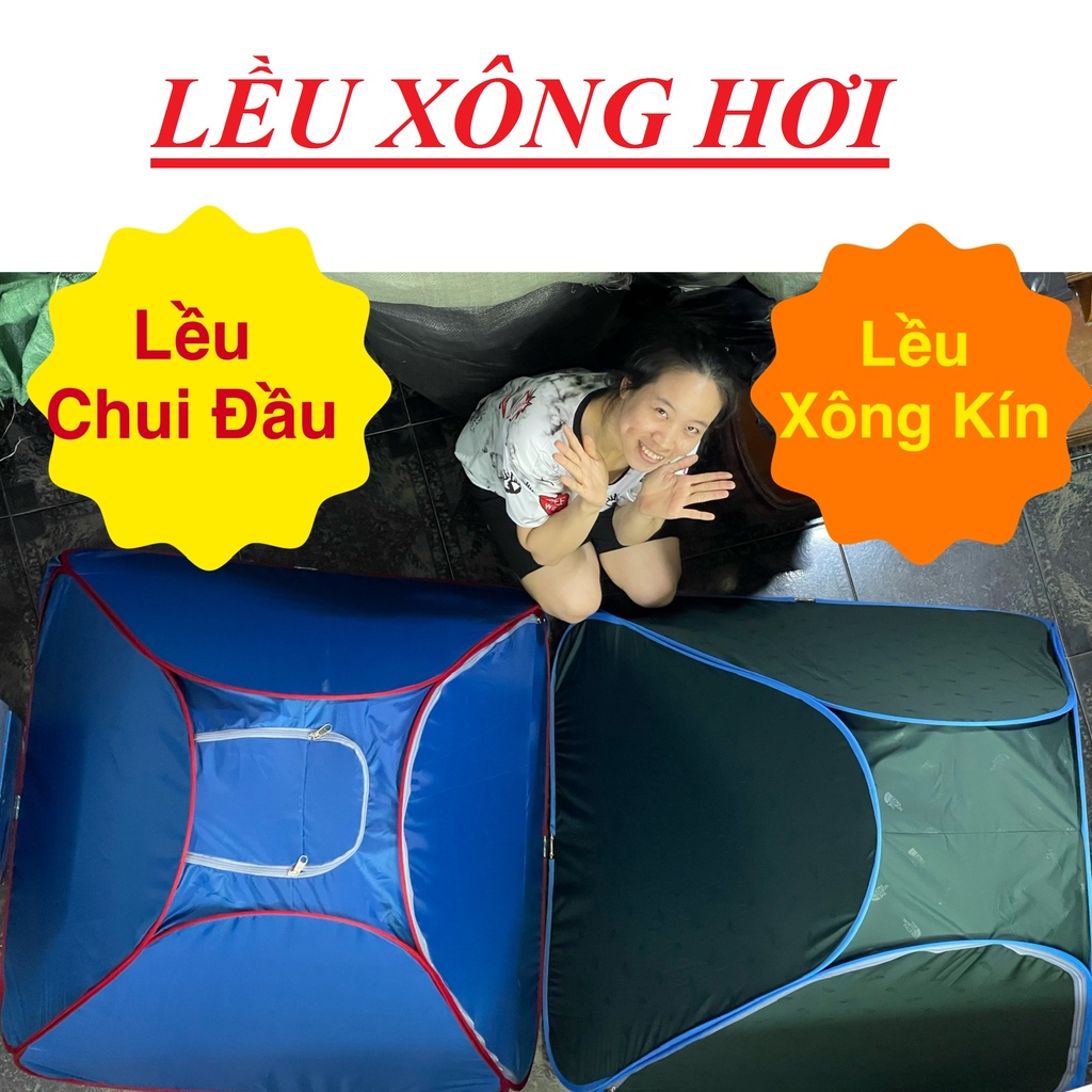 Lều Xông Hơi + Gói Lá Xông Giải Cảm  - Shop Bà Điểm