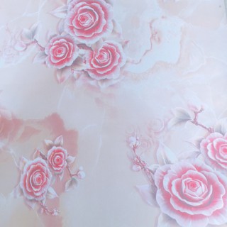 DECAL 1M GIẤY DÁN TƯỜNG CÓ SẴN KEO - bông hoa hồng