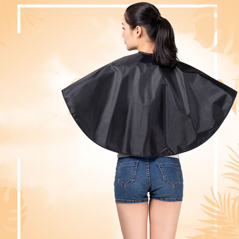 Áo Choàng Cắt Tóc Chống Thấm Nước Ngắn Chuyên Dụng Cho Salon