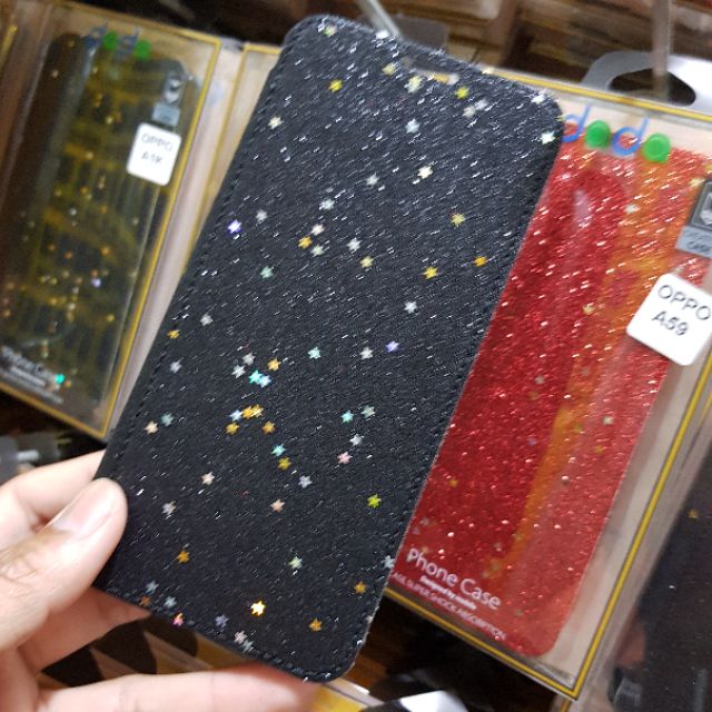 Bao da Oppo F9 dẻo kim tuyến cao cấp | BigBuy360 - bigbuy360.vn