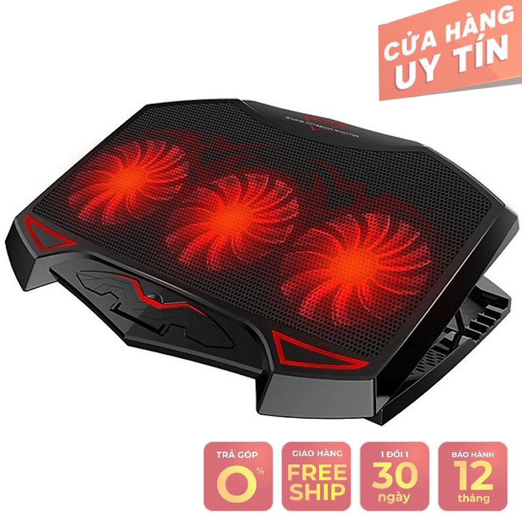 Đế tản nhiệt laptop, máy tính noxi dùng cho laptop từ 15"6 inch trở xuống